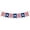 A004- Style G, variant on Fourth of July Party Decorations | Patriotic Outdoor Hanging Decor Pennant Banner Flags | Independence Day Decor for Outdoor Gatherings | Bunting Banner