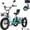 Cyan, variant on MOONCOOL All-Terrain Electric Tricycle for Adults, 1100w Motor 48V 14.5Ah Battery,7-Speed 20" x 4.0" Fat Tire 3 Wheel Electric Bike , 25-60 miles