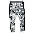 thumbnail image 2 of Ecko Unltd Men's Sweatpants Side Coloblock Camo Fleece Jogger (Small, White), 2 of 4