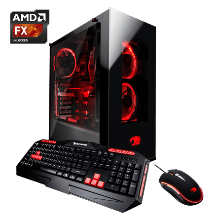 iBUYPOWER Black Panther WA006A Gaming Desktop PC with AMD FX-8320 Processor, 16GB Memory, 2TB Hard Drive and Windows 10 Home (Monitor Not Included) - (Best $900 Gaming Pc Build 2019)