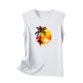 thumbnail image 4 of Birdeem Débardeur pour Femmes Mode Imprimé Col Rond Ample Sans Manches T-Shirt Chandail, 4 of 12