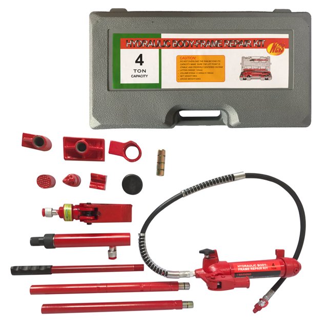 Sharpstar 4 Ton Portable Power Hydraulic Jack Red