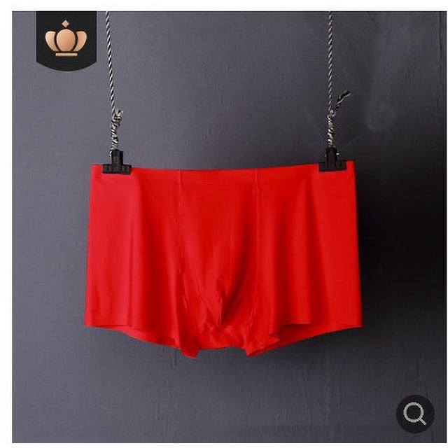 Ropa interior para hombre, bóxers, para jóvenes, de una pieza, suaves, sexys, transpirables, de talla grande, pantalones de cuatro esquinas