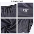 thumbnail image 6 of Tyhengta Mens Pants Athletic Open Bottom Running Pants Mesh Mens Sweatpants with Pockets Carbon Gray/Black S, 6 of 8
