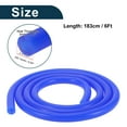 thumbnail image 4 of Unique Bargains Silicone Vacuum Tubing Hose 130PSI Max Pressure High Temperature Automotive Vacuum Line Blue 1 Pcs 6Ft 5/16" 8mm ID 3mm Thickness, 4 of 5