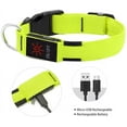 thumbnail image 5 of Illumifun LED Dog Collar, Nylon Adjustable Light Up Collar, USB Rechargeable Glowing Dog Collar Make Your Dogs Be Visible& Safe at Night(Green, Large), 5 of 7