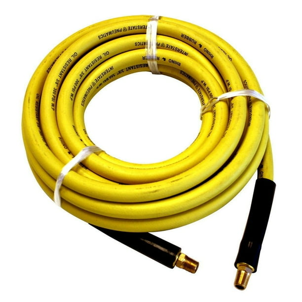 Interstate Pneumatics HA58050E Yellow Rhino Rubber Hose 1/2" x 50 feet