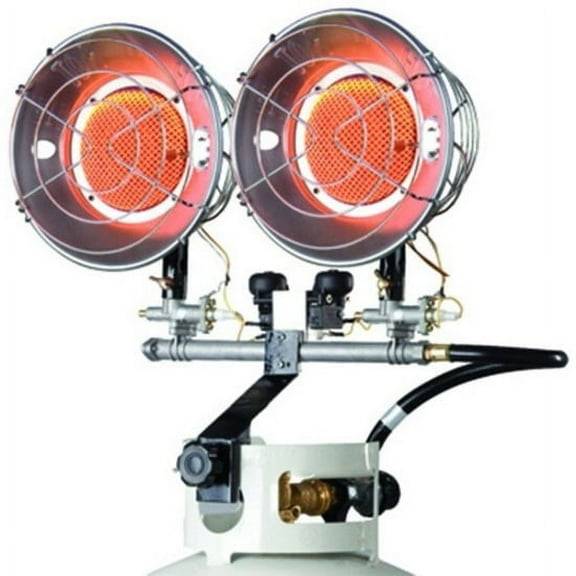 Mr. Heater, MH30T Double Tank Top Outdoor Propane Heater  Tank Foot