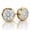 Yellow Gold, variant on Bezel Set Lab Grown Diamond Stud Earrings | Certified Real 14K Yellow Gold 1/6 Ct Tw Diamond Earrings for Women and Men