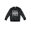 Crew Neck 'Cool Vibes' Sweatshirt (Little Boys & Big Boys)