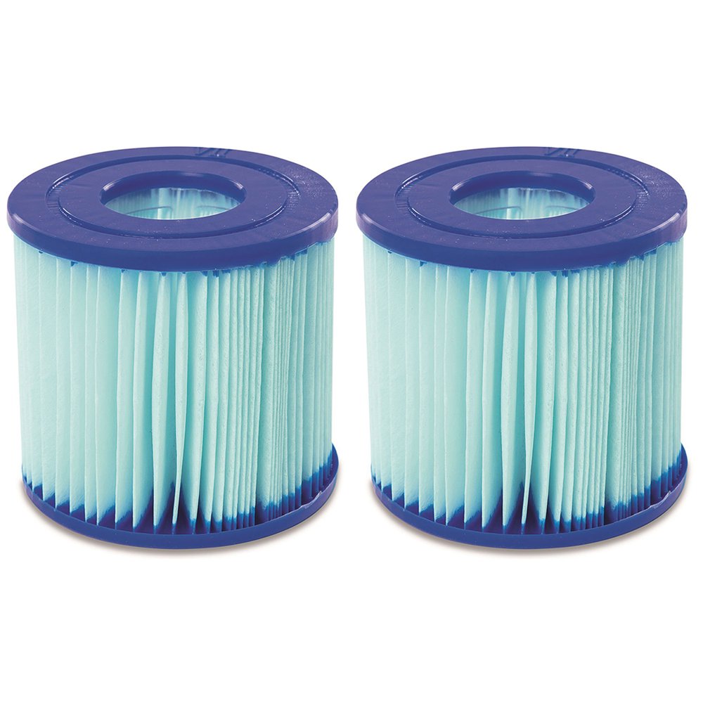 Bestway 58504E Flowclear Antimicrobial Type VII/D Pool Filter Cartridge (2 Pack)