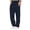 Navy, variant on Wyobmus Mens Sweatpants Open Bottom Jogger Pants for Men With Pockets Loose Fit Straight Leg Athletic Pants Dark Gray