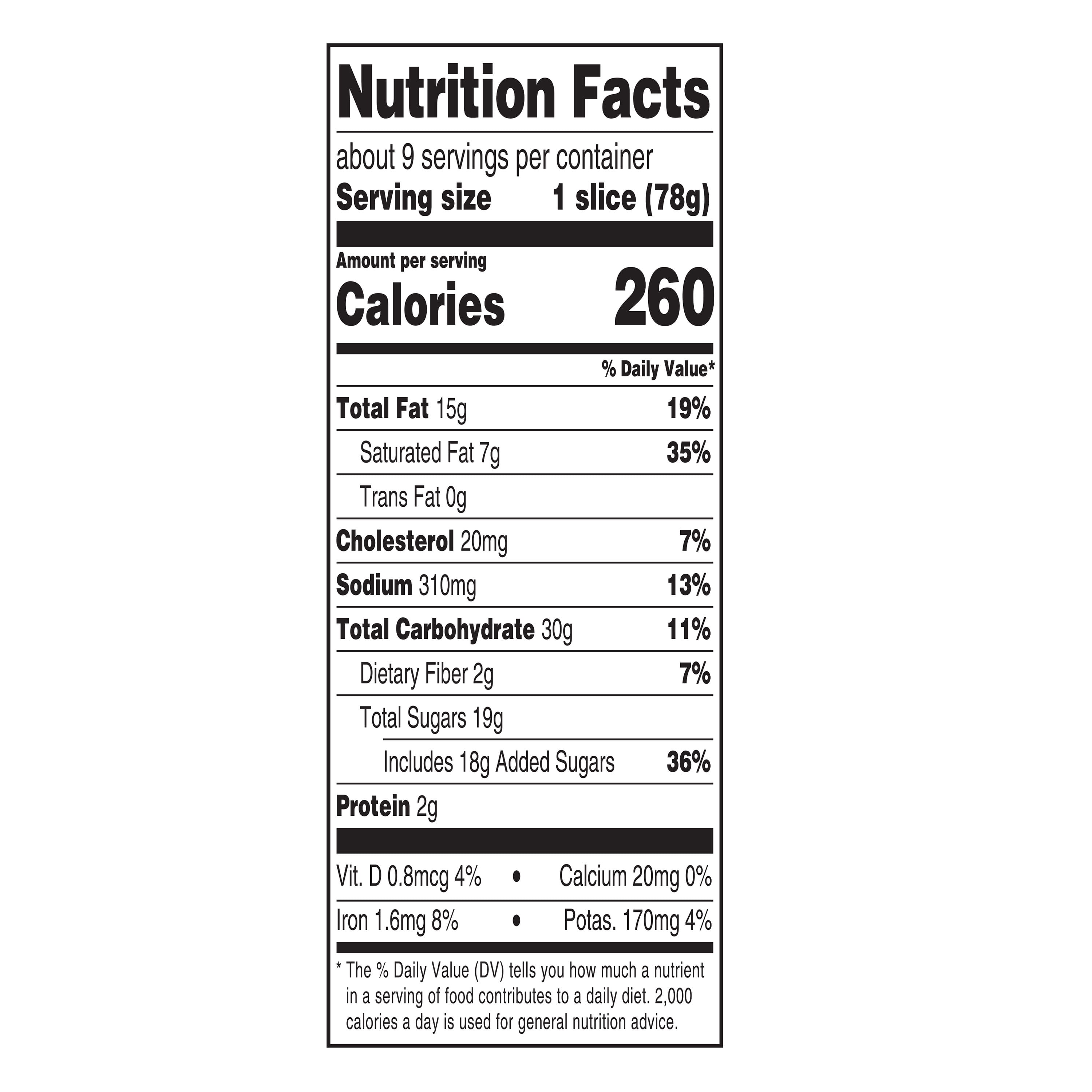 Freshness Guaranteed Cookies & Creme Cake, Whipped Topping, 24.7 oz