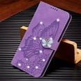 thumbnail image 1 of Funda De Teléfono Tipo Cartera De Piel Con Purpurina For Ip, 1 of 7