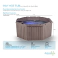 thumbnail image 5 of Aqualife by Strong Spas Invi 4-5 Person Plug & Play Spa Hot Tub, 11 Jets, Millstone, 5 of 15
