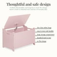 thumbnail image 2 of Evolur Wooden Toy Chest Organizer, Pink, 2 of 8