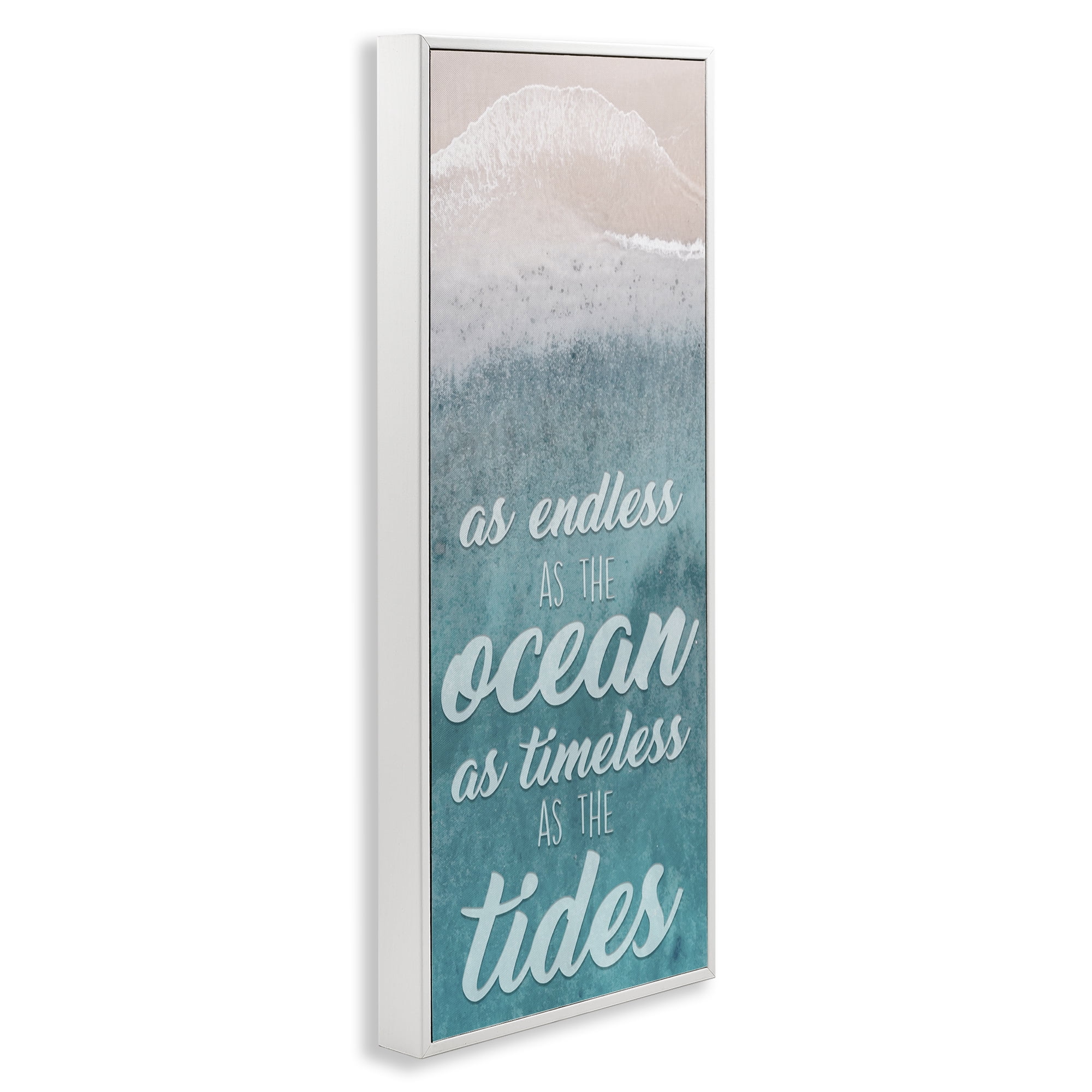 Stupell Industries Endless Ocean Timeless Tides White Framed Giclee Art, design by Marcus Prime