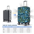 thumbnail image 5 of Haiem Modern Excavator Luggage Cover Printed Suitcase Covers for Luggage Elastic Washable Suitcase Protector Fits 18-32 Inch Luggage-Large, 5 of 8