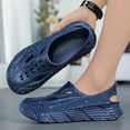 thumbnail image 3 of Mens Garden Clogs Shoes EVA Outdoor Quick Drying Platform Slip on Sandals Beach Summer Arch Support Slippers, 3 of 6