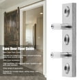 thumbnail image 4 of Tebru Door Guide Barn Door Floor Guide Stainless Steel Adjustable Roller Guide for Rollers Door, 4 of 10