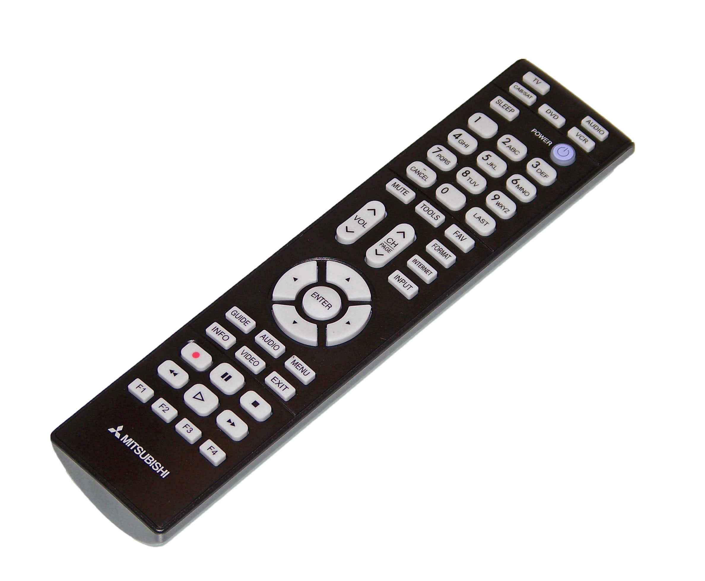Tekswamp TV Remote Control for Mitsubishi LT-46144 