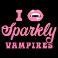 thumbnail image 2 of Womens Lost Gods I Love Sparkly Vampires T Shirt, 2 of 4
