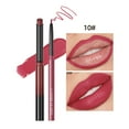 thumbnail image 1 of QIBEST 2 uds lápiz labial delineador de labios conjunto mate delineador de labios desnudo lápiz impermeable de larga duración lápiz labial maquillaje de contorno para mujeres, 1 of 5