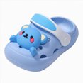 thumbnail image 3 of KPOPLK Kids Clouds Sandals Boys Toddler Sandals Slides Clouds Slippers Summer Shower Beach Pool Slip on Water Shoes Size 8.5,Light Blue, 3 of 7