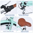 thumbnail image 2 of 7 Speed Beach & City Cruiser Bike 24 Inch Women's Comfort Bicycle in Green, 2 of 5
