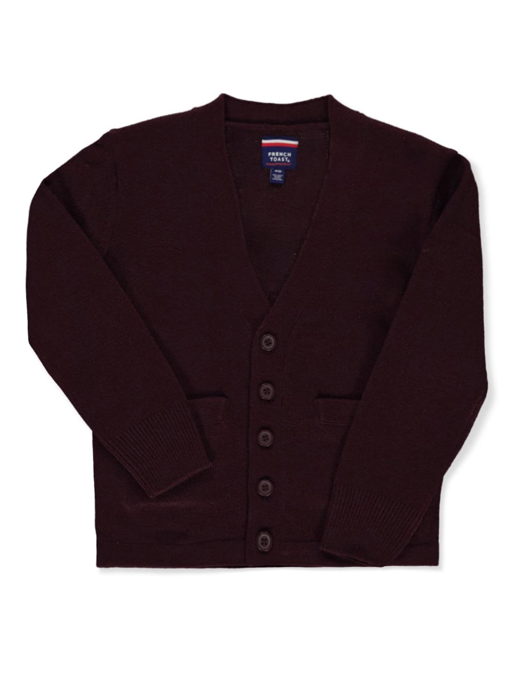 French Toast Kids' Anti-Pill V-Neck Button Cardigan School Uniform
