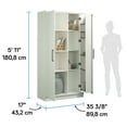 thumbnail image 5 of Sauder Homeplus 2-Door Storage Cabinet, Soft White Finish, 5 of 12