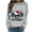 Gray, variant on Merry Christmas Shirts for Women Long Sleeve Round Neck Sweatshirts Fashion Christmas Printed Blouses Casual Loose Comfortable Holiday Pullover Tops