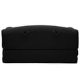thumbnail image 6 of Leumius Futon Sofa Bed, Convertible Sofa Bed,Folding Boneless Couches,Low-Profile Boneless Couch for Living Room,15.8" H Low Seat Small 57" Foldable Floor Sleeper Mattress Lounge Space‑Saving,Black, 6 of 11