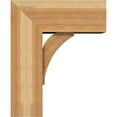 thumbnail image 3 of Ekena Millwork 8"W x 18"D x 22"H Thorton Block Rough Sawn Bracket w/ Offset Brace, Western Red Cedar, 3 of 25