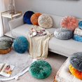 thumbnail image 5 of Handmade Small Pumpkin Ice Flower Velvet Back Chair Cushion Sofa Cushion Round Cushion, 5 of 5