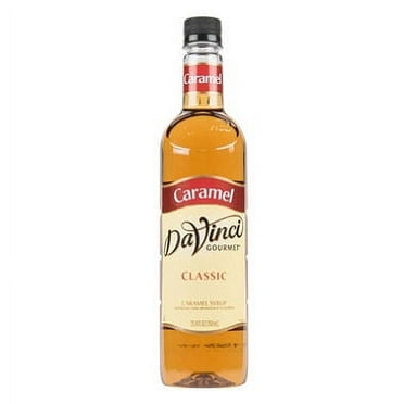Da Vinci Classic Syrup, Caramel, 750 mL (Glass)