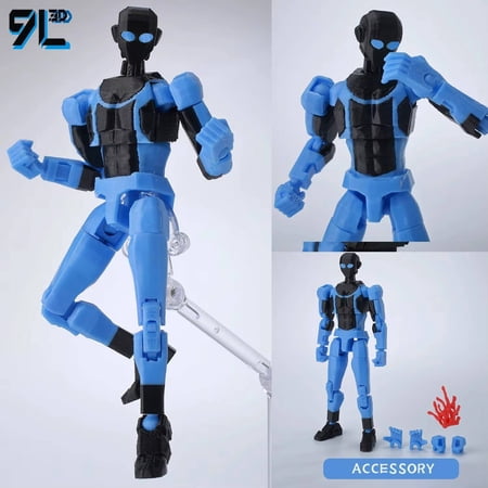 9L 3D Dummy13 Lucky13 Titan13 T13 Invincible Black And White Color Scheme Omni-Man Anime Multi-Jointed Toys Action Figures Gifts
