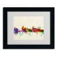 thumbnail image 3 of Trademark Fine Art "Winnipeg, Canada" by Michael Tompsett, Black Frame, 3 of 5