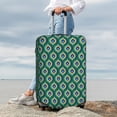 thumbnail image 3 of Lsque Peacock'S Tail Printed Luggage Cover, Travel Luggage Protector,Scratch and Dirt Resistant, Fits 18-32 Inch Luggage - Large, 3 of 9