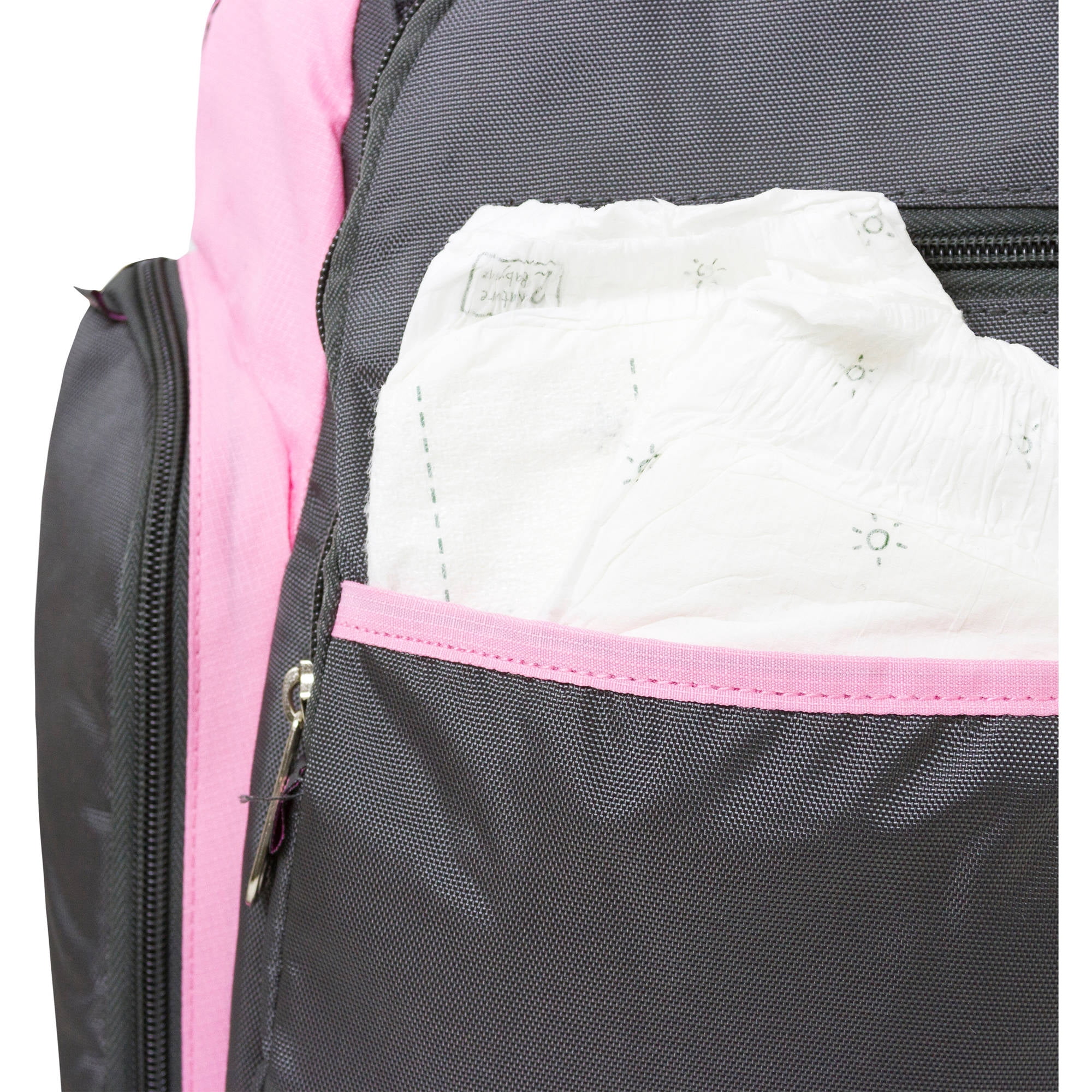 hot pink diaper bag backpack