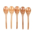 thumbnail image 2 of 5Pcs Wooden Spoons Honey Wooden Soup Spoons Behangroller Teaspoon With Long Handle For Eating Mixing Stirring Cooking, 2 of 8