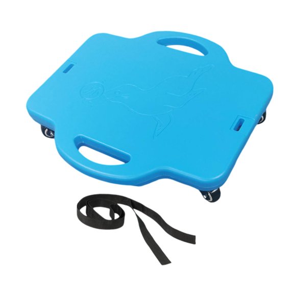 Tabla de asiento, tabla de suelo con asa, patinete portátil multiusos Azul