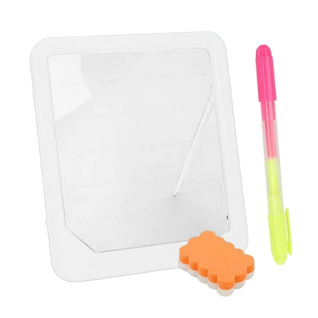 Tablero de Escritura Dibujo Iluminado Juguete Educativo Matemáticas Tempranas Blanco Sunnimix