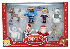 rudolph figurine set