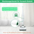 thumbnail image 3 of Replacement parts set, filter bag and motor protection filter for Vorwerk Kobold VB100 FP100 cordless vacuum cleaner, 3 of 10