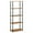 Light Cherry/Black, variant on Furinno 23.6 W x 11.6 D x 57.4 H 5-Shelf Decorative Shelves, Light Cherry and Black