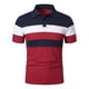 thumbnail image 1 of Playeras Casual De Manga Corta A Rayas De Moda Para Hombre, 1 of 4