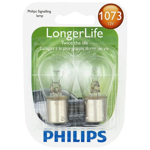 Philips Longerlife Miniature 1073Ll, Clear, Twist Type, Always Change In Pairs!
