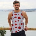thumbnail image 6 of Salouo Ladybug for Men's Tank Tops,Sleeveless Muscle Shirts for Men Quick Dry Workout Tank Top Gym Muscle Tee Fitness Bodybuilding Sleeveless T Shirt-Medium, 6 of 7