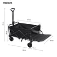 thumbnail image 4 of LO NECESITO Carro plegable resistente para deportes al aire libre, camping, jardín y compras., 4 of 5